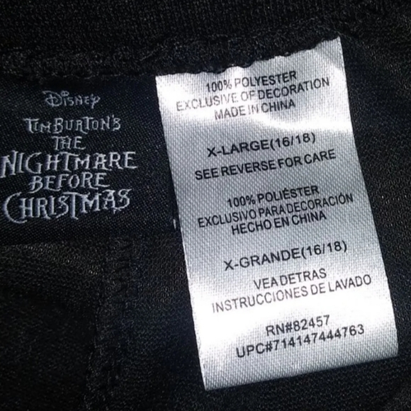 Nightmare Before Christmas pajama pants - Picture 2 of 2